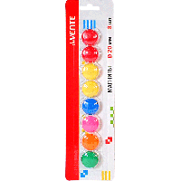 Набор магнитов 20мм 8 шт deVente 6021300, Silwerhof 1396924