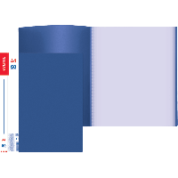 Папка- 30 файлов deVente 3102407/9, DB30 синяя черная зеленая