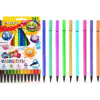 Фломастеры 24цв deVente 3-гран 5083918