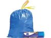 Мешки для мусора 65л с завязками 15шт синие 9050712