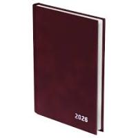 Ежедневник А5 2026г бумвинил бордовый BG 09838
