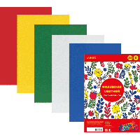 Цв. пористая резина самоклеящаяся А4 5цв 1мм deVente 8040799