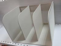 Лоток вертикальный 3 отдела монолит арт. H-58, 1/2