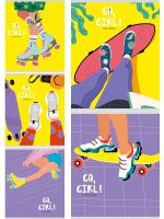 Тетрадь 48л Проф Collezione тиснение "бег на колесиках 48-9623