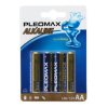 Батарейка пальчик. LR6 Pleomax Samsung alkaline АА в пленке 19242 1\4/40