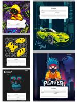 Тетрадь 18л клетка Проф "соврем. дизайны 2371