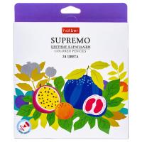 Карандаши 24цв Hatber Supremo, мягкие, 079893, 1/6