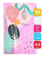 Тетрадь А4 96л гребень Проф Collezione софт тач "в стиле модерн 2903