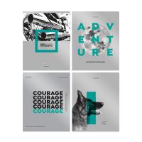 Тетрадь 96л BG металлизир "World of men" 11960