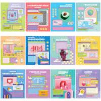 48л. предмет комплект 10шт ArtSpace "пиксель" 48081 1/6