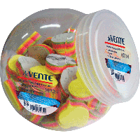 Блок самокл. фигурный 45х45 200л 4цв DeVente 2010400 1/38