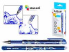 Ручка "Пиши стирай" гелевая Mazari 5524 +2 стержня набор синяя  1/