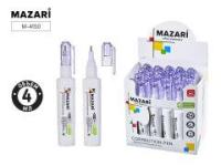 Корректирующий карандаш Mazari 4мл 4150, 4114 мет нак 1/24