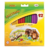 Пластилин 10цв ГАММА восковой мягкий "Пчелка" 1/42