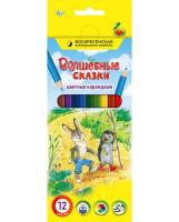 Карандаши 12цв ВКФ "Сказки" 1012  1\6\48