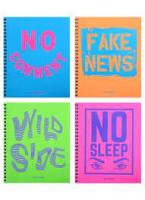 Тетрадь 96л гребень ЭКСМО выбор.лак "No Comments 967709