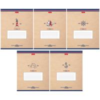 Тетрадь 18л клетка Хатбер "морская регата" 1/200