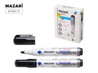 Маркер для доски Mazari 5011 4мм черный  1/12