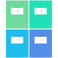 Тетрадь 24л линия BG школьная, Хатбер с уголк, пастель BG Алингар, Проф однотон карт 1/180       