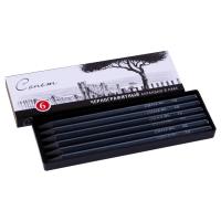 Карандаш ч\г Сонет 6В 6шт упак