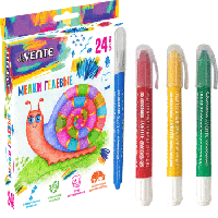 Гелевые акварельные мелки с поворот.мех. 24цв DeVente 8081000