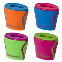 Точилка Brauberg 228449 контейнер 2 отв. 1/18