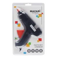 Клеевой пистолет Mazari 4384Р, 11мм, 2стержня в  компл. 40вт