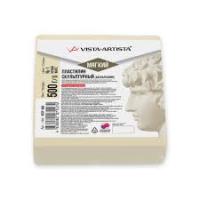Пластилин скульптурный  Vista Artista 500 г белый мягкий №1 