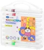 Фломастеры - кисточки 18цв "Кошки" MC-6421-18 пласт футляр