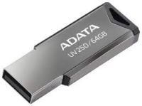 Флэш диск USB A-Data 64gB AUV250 серебрис