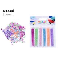Набор Бисера в тубах Mazari M-9807 6цв 1/12