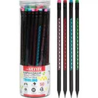 Карандаш ч\г Devente Triolino 3-гран черный 5031420 5031423 1/50