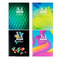 Тетрадь А4 120л гребень Проф 3 блока по 40л с разделителями 120-3955 1/30