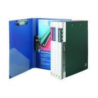 Папка с зажимом Office Point 3650000 плотная 0,90мм карман син, чер, зел 1/20