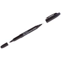 Маркер двухсторон. Space 0,8/2мм черный 1574