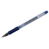 Гелевая ручка CROWN HJR-500RN игол.стерж с резин. синяя 12