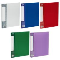 Папка 2 кольца СТАММ кристалл 25мм 700мк 13846 5 цветов 1/20