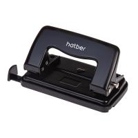 Дырокол Hatber 12л металл с линейкой 092223