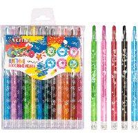 Восковые карандаши выкруч. 12цв deVente 8077942