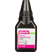 Штемпельная краска Attache 50мл синяя 1195820