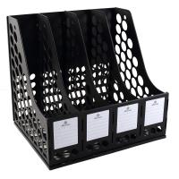 Лоток вертикальный 4 отдела Attomex 3040411 черный