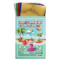 Цв. бумага А4 5цв металлизир. DeVente 8040504 