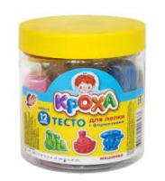 Тесто для лепки Луч 12цв с формами "машинки" 30с1900 1/16