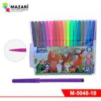 Фломастеры 18цв Mazari 5048-18 5046-18 блистер 1/12
