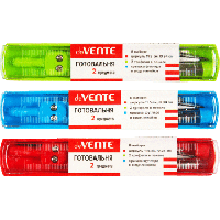 циркуль devente с грифелями (готовальня) пластик футляр 5093623, 1/48