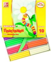 Пластилин 10цв Луч мягкий "Кроха" 12с875 1/20
