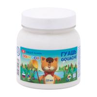 Гуашь  220мл "Цветик" белая Невская палтра 1/4/