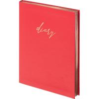 Ежедневник А5 Attache кожзам 1176302 коралловый золот рез