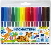 Фломастеры 18цв Silwerhof "веселые друзья" 1830296 1/12