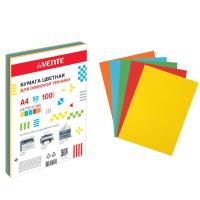 Бумага офисная А4 100л 5цв DeVente интенсивные цв. 2072411 2072706 2072218 1/20